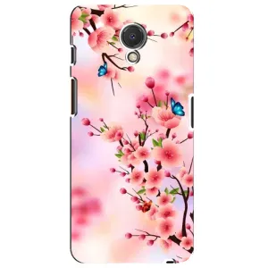 Чохол з картинкою Сакури на Meizu M6s (Метелики на сакурі)
