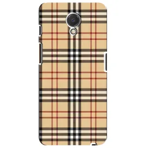 Чехол с рисунком «Burberry стиль» для Meizu M6s