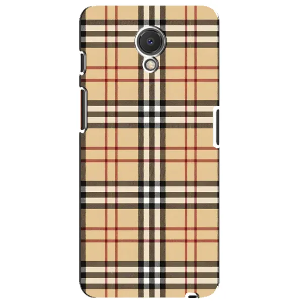 Чехол с рисунком «Burberry стиль» для Meizu M6s