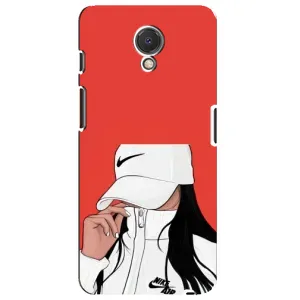 Силіконовый Чохол на Meizu M6s з картинкой Модных девушек (Дівчина Nike)