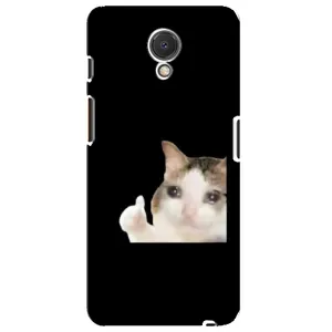 Чехол с рисунком «Кот в слезах» для Meizu M6s