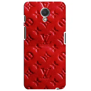 Текстурний Чохол Louis Vuitton для Мейзу М6с (Червоний ЛВ)