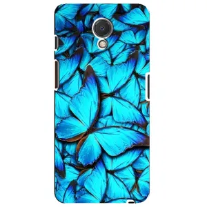 Силиконовый бампер с картинкой животных для Meizu M6s (Крылья бабочек)