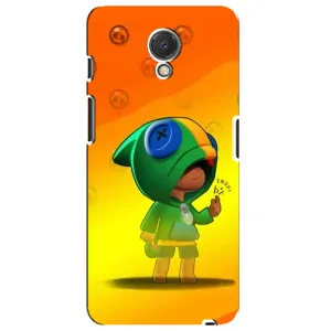Чехол Бравл Старс для Meizu M6s (LEON в кофте)