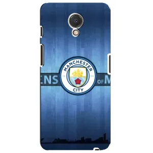Силиконовые Чехлы принт Футбол на Meizu M6s (ManCity)