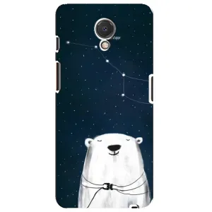 Силиконовый бампер с картинкой животных для Meizu M6s (Медведица)