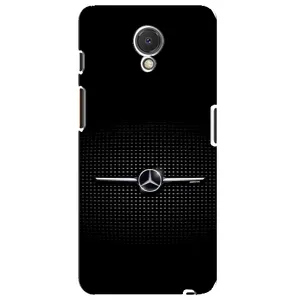 Силиконовый бампер с картинкой машины на Meizu M6s (Mercedes)