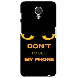 Чехол с Прикольным принтом на Meizu M6s (Не трогай мой телефон)