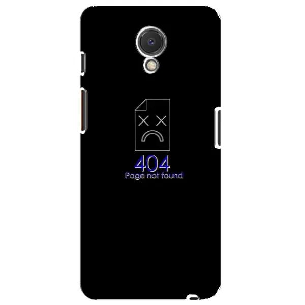 Чехол с рисунком «Ошибка 404» для Meizu M6s Чехол с рисунком «Ошибка 404» для Meizu M6s