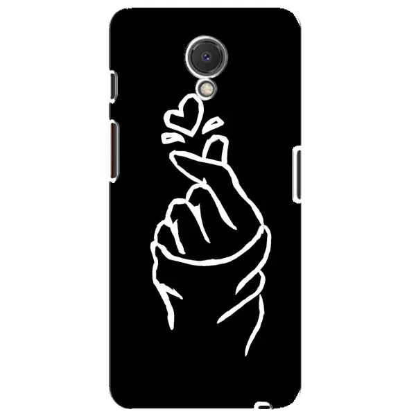 Чехол с рисунком «Сердце на черном» для Meizu M6s Чехол с рисунком «Сердце на черном» для Meizu M6s