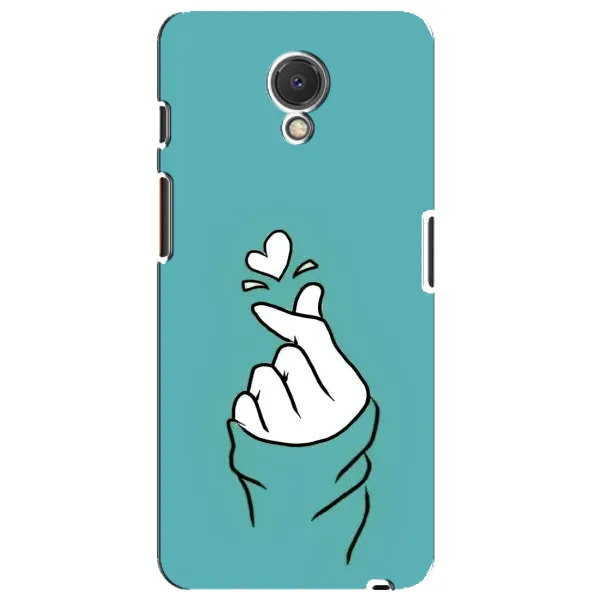 Чехол с рисунком «Сердечко на бирюзовом» для Meizu M6s Чехол с рисунком «Сердечко на бирюзовом» для Meizu M6s