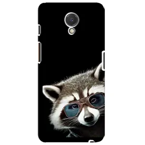 Силиконовый Чехол с Енотами на Meizu M6s (Стильный Енот)