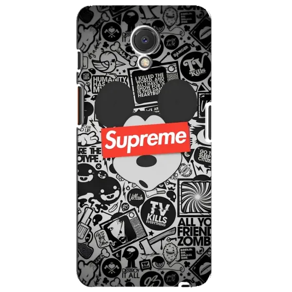 Чехол с рисунком «Supreme Маус» для Meizu M6s