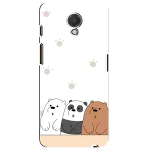Чехлы с изображением разных животных для Meizu M6s (Удивленные медвеженки)
