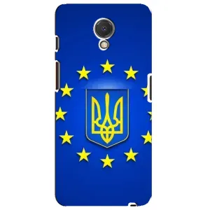 Чехол с Украинской символикой на Мейзу М6с (Украина это Европа)