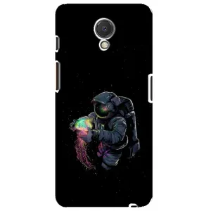 Силиконовый Чехол с принтом "Космонавты" на Meizu M6s (В руках земля)