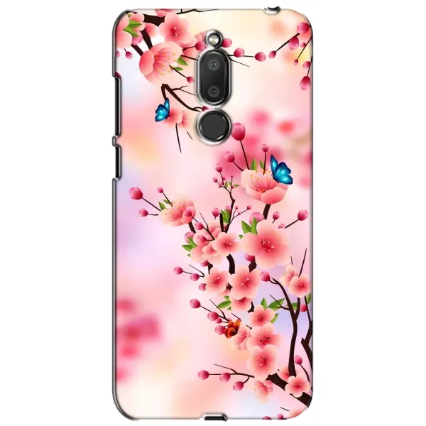 Чехол с рисунком «Бабочки на сакуре» для Meizu M6T (Meilan 6T) Чехол с рисунком «Бабочки на сакуре» для Meizu M6T (Meilan 6T)