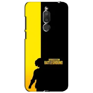 Чехол (TPU) с картинкой "Лого Пабг" на Мейзу М6Т (Battlegrounds)