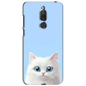 Чехол на тематику: Коты для Meizu M6T (Meilan 6T) (Белый кот)