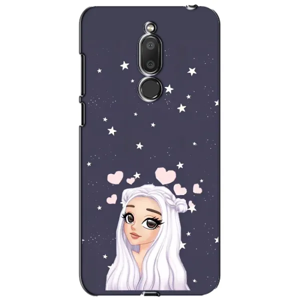 Чехол с рисунком «Девушка и сердечки» для Meizu M6T (Meilan 6T)