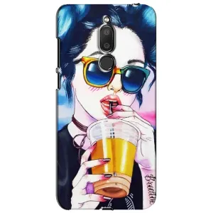 Чохол з картинкою Модні Дівчата Meizu M6T, Meilan 6T (Дівчина з коктейлем)