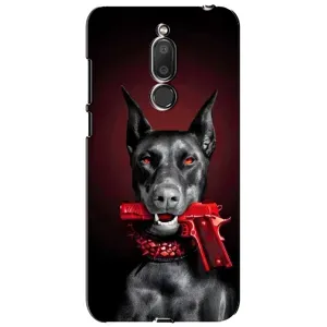 Чехол ДОБЕРМАН для Meizu M6T, Meilan 6T (Доберман злой)