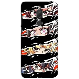 Силіконові чохлі з очіма Anime для Мейзу М6Т (Очі на чорному)