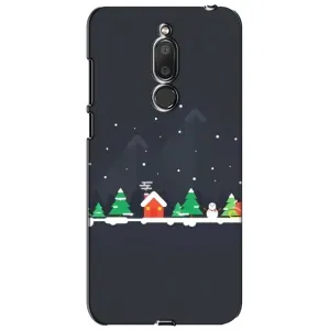 Силиконовый бампер на рождество для Meizu M6T, Meilan 6T (Город зимний)
