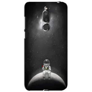 Силіконовый Чохол з принтом "Космонавти" на Meizu M6T, Meilan 6T (Космонавт романтик)