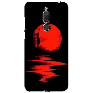 Летний Чехол на Meizu M6T, Meilan 6T (Красный Закат)