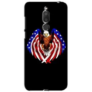 Чехол Флаг USA для Meizu M6T, Meilan 6T (Крылья США)