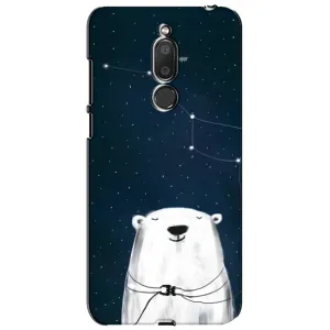 Силиконовый бампер с картинкой животных для Meizu M6T, Meilan 6T (Медведица)
