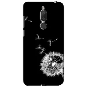Силіконовий Чохол з кульбабками на Meizu M6T, Meilan 6T (Кульбабка на чорному)