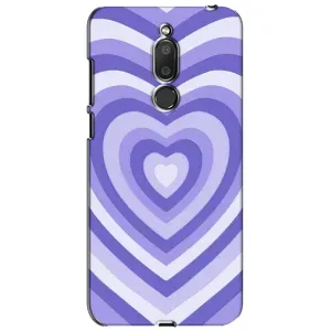 Чехлы с тематикой "Маленькие Сердечки" на Meizu M6T, Meilan 6T (Сердце фиолет)