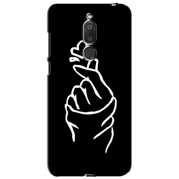 Чехол с рисунком «Сердце на черном» для Meizu M6T (Meilan 6T) Чехол с рисунком «Сердце на черном» для Meizu M6T (Meilan 6T)