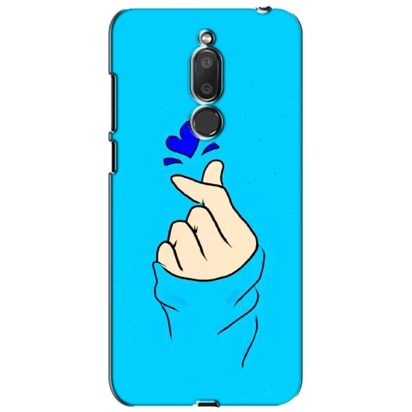 Чехол с рисунком «Сердце на синем» для Meizu M6T (Meilan 6T) Чехол с рисунком «Сердце на синем» для Meizu M6T (Meilan 6T)
