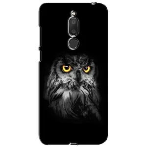 Чехлы с принтом СОВЫ для Meizu M6T, Meilan 6T (Сова на чёрном)