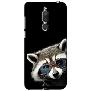 Силиконовый Чехол с Енотами на Meizu M6T, Meilan 6T (Стильный Енот)