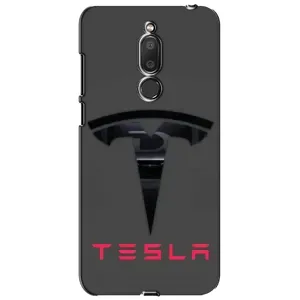 Силіконовий бампер з картинкою машини на Meizu M6T, Meilan 6T (Logo TESLA)