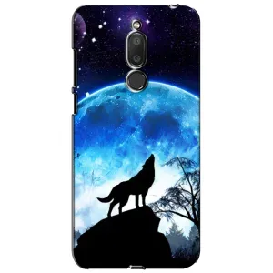 Чехол с Волком на Meizu M6T, Meilan 6T (Воет на луну)