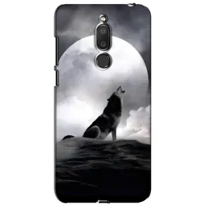 Чехол с Волком на Meizu M6T, Meilan 6T (Волк и луна)
