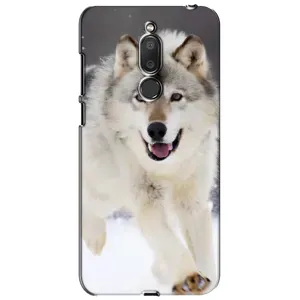 Чехол с Волком на Meizu M6T, Meilan 6T (Волк на снегу)