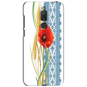 Силиконовый Чехол на Meizu M6T, Meilan 6T с картинкой Вышиванки (Вышиванка с цветком)