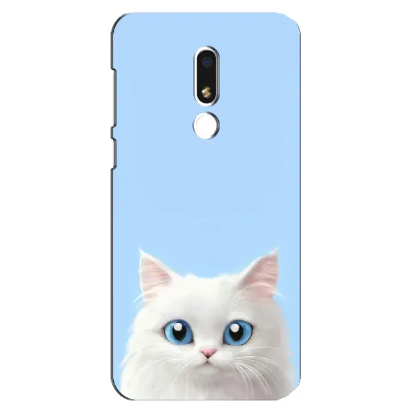 Чехол с рисунком «Белый кот» для Meizu M8 Lite Чехол с рисунком «Белый кот» для Meizu M8 Lite