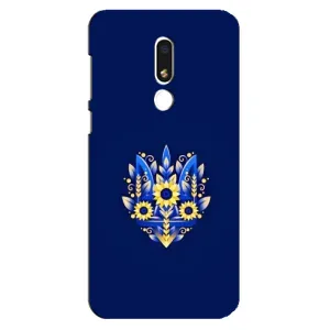 Чохол Укр Символіка для Meizu M8 Lite (Квітучий Герб)