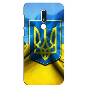 Чохол з картинкою (Патріотичний ГЕРБ) на Meizu M8 Lite (Герб і Прапор України)
