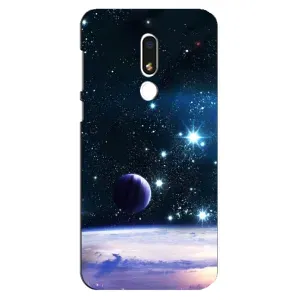 Чохол (ТПУ) з планетами на Meizu M8 Lite (Космічний вид)