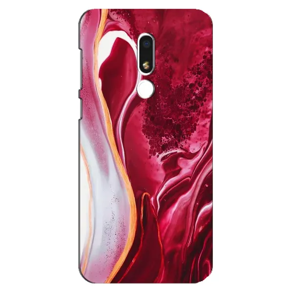 Чехол с рисунком «Красный мрамор» для Meizu M8 Lite Чехол с рисунком «Красный мрамор» для Meizu M8 Lite