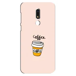 Чехол с изображением вкусной еды для Meizu M8 Lite (Кружка кофе)