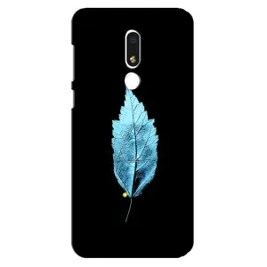 Чохол з картинками на чорному фоні для Meizu M8 Lite (Листя)